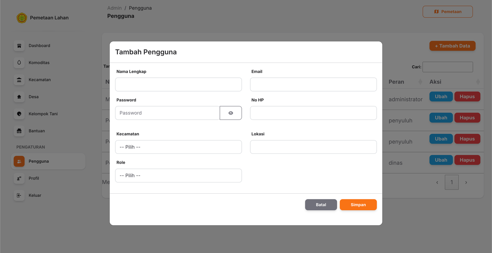 Tambah Pengguna